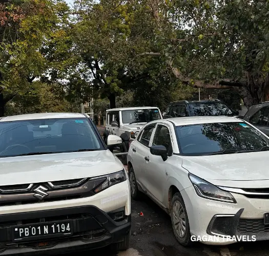 Chandigarh airport taxi service for local and outstation travel.