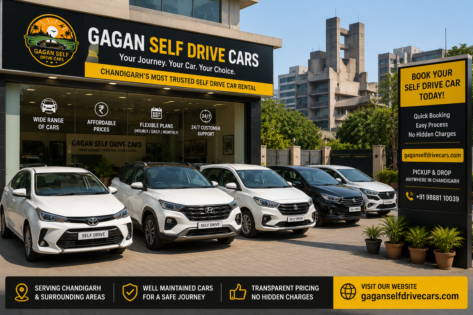 Self Drive Car Rental Company In Chandigarh