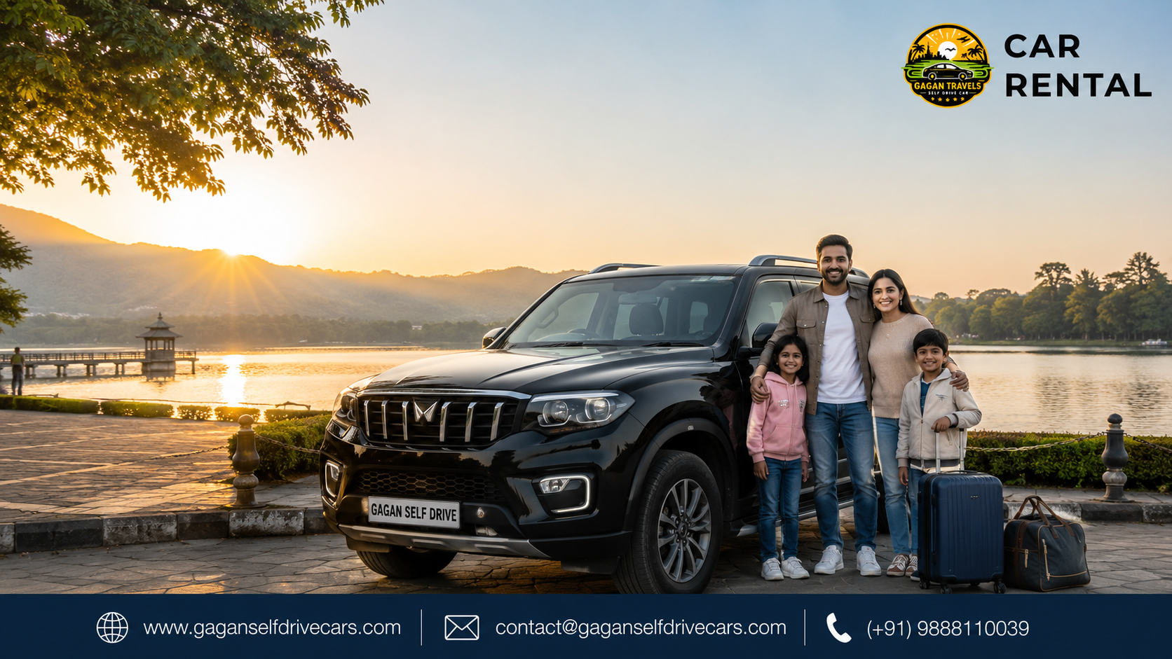 Family vacation with self-drive SUV in Chandigarh