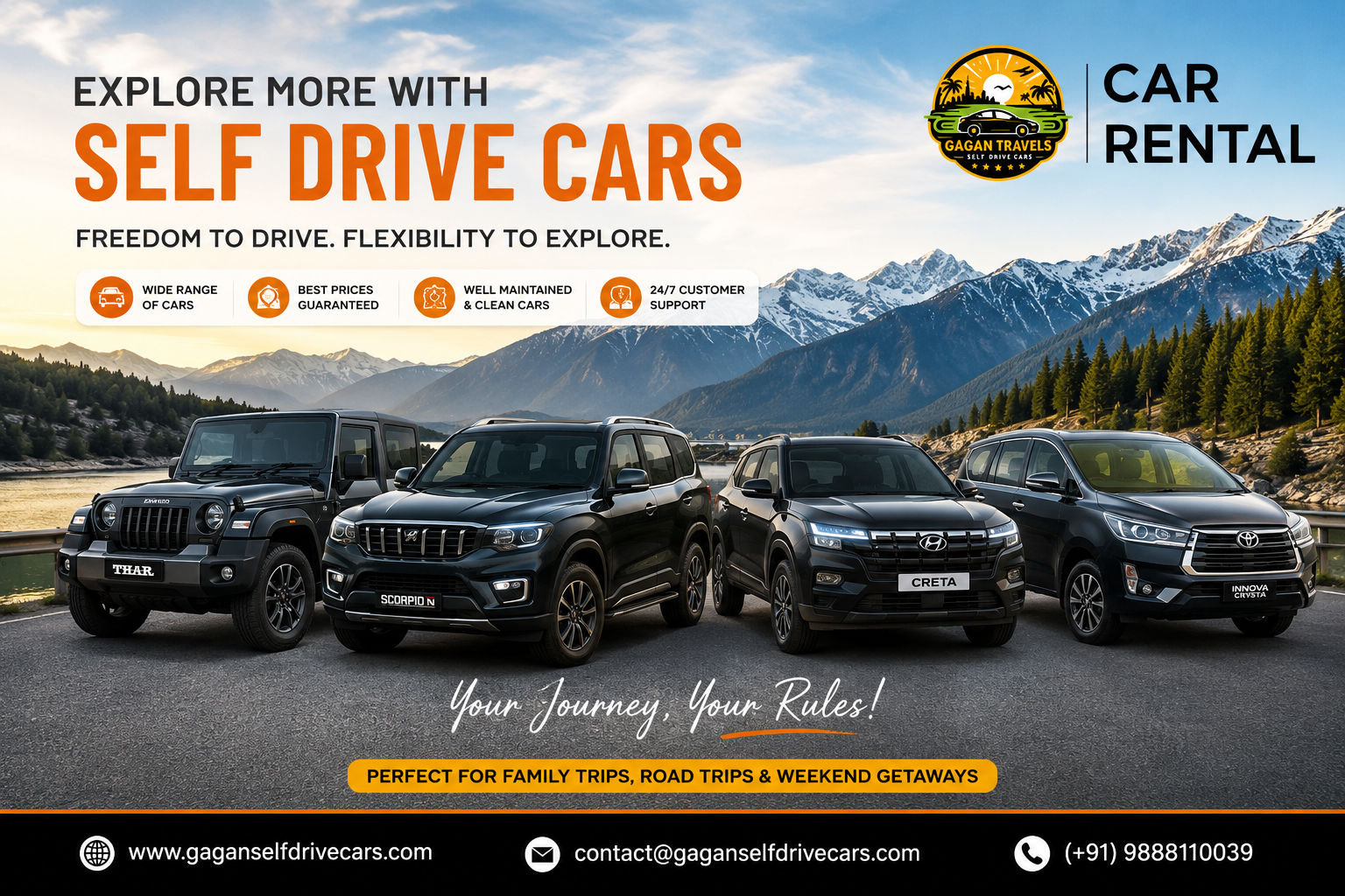 Premium Self Drive Car Rental in Chandigarh